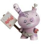Kidrobot 3" Dunny Series 2011 Huck Gee Purple Zombie Exclusive