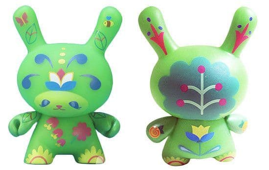 Kidrobot 3" Dunny Series 5 Flora Sneaky Raccoon