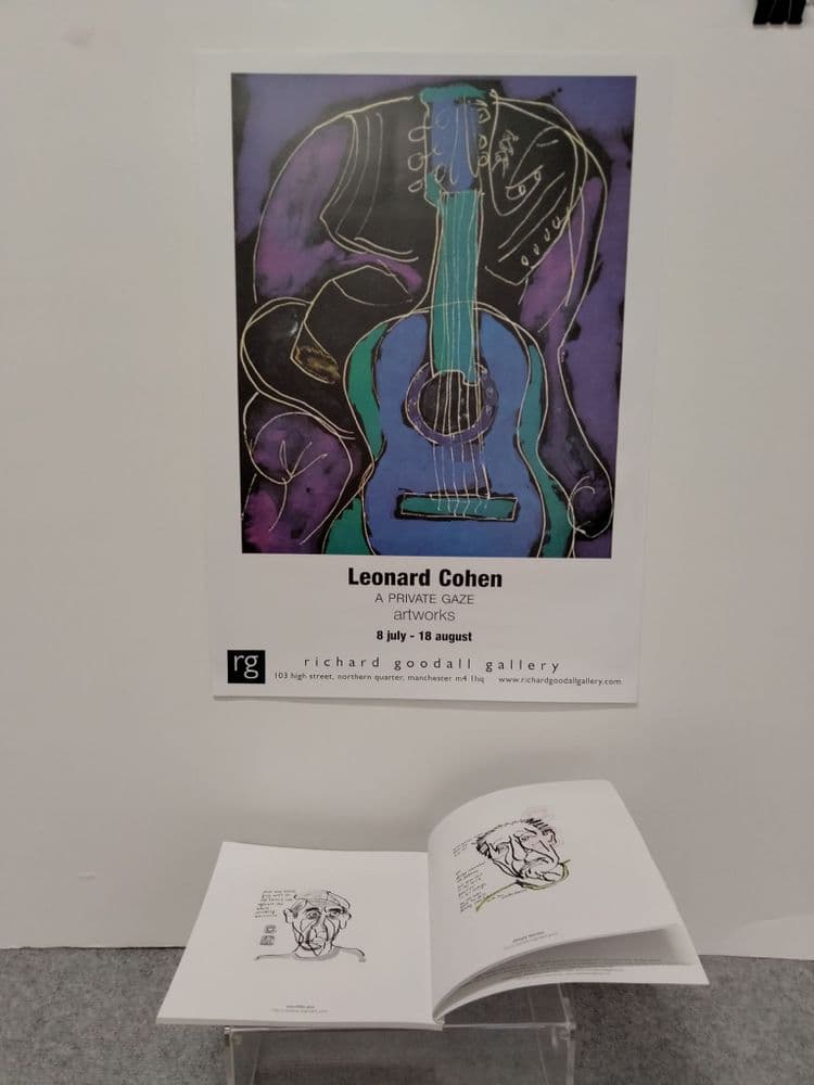 Leonard Cohen Book/Exhibition Catalogue. End of Day Image.