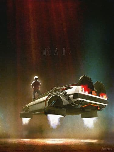 Need A Lift? Back To The Future 2 Version 2 Special Oversize Pri