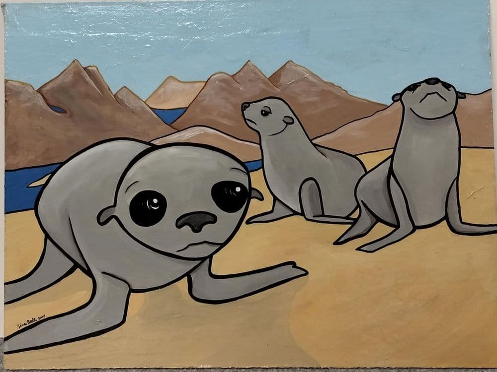 Never Invited Original Painting