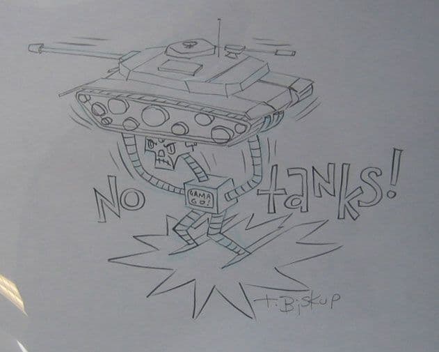 Original Sketch Deathbot No Tanks
