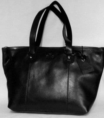 The Large Leather Shopper