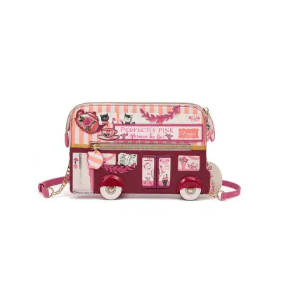 Vendula Pink Ribbon Tea Bus Pouch