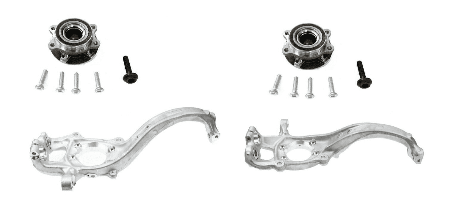 AUDI A4 B8 Q5 8K (2007-2015) FRONT PAIR STEERING KNUCKLE ,WHEEL BEARING ...