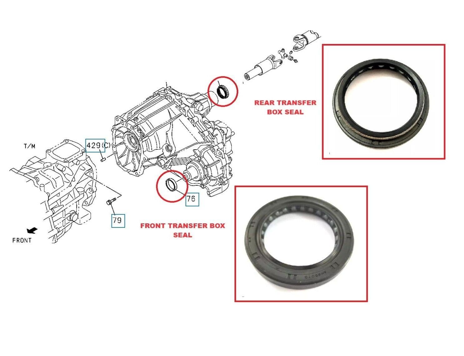 thumbnail image 2 of Pair Of Rear Shock Absorbers + Polyurethane Bushes For Isuzu Rodeo D-Max 2.5TD Pick Up (TFS86 06-on) – OEM 8979470162 2 of 4