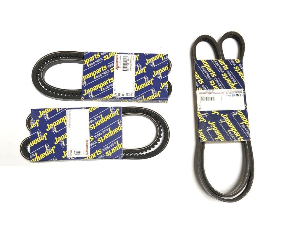 FOR TOYOTA LAND CRUISER AMAZON HDJ1004.2TD FAN BELT+A/C BELT (CLIMATE CTR)