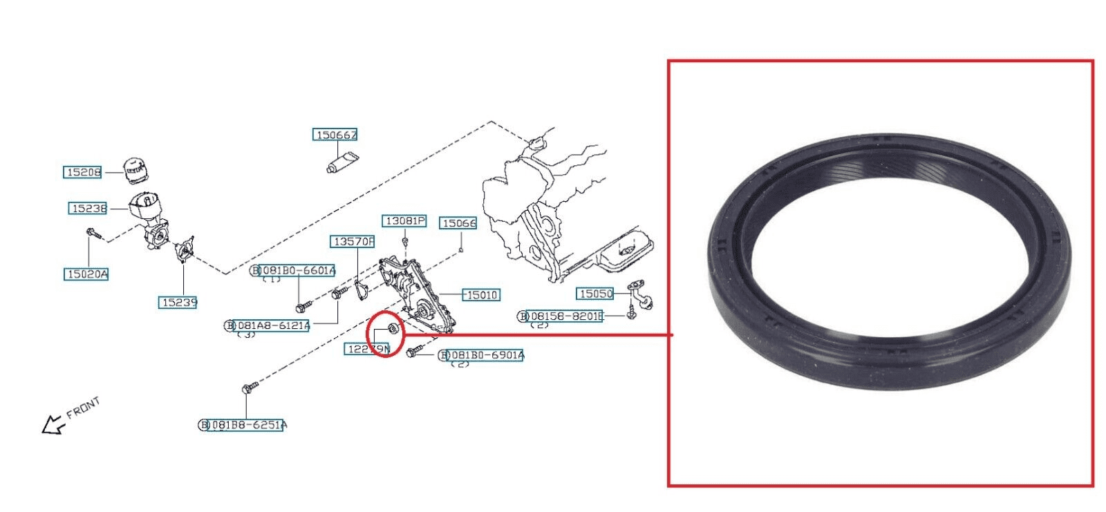 National 320259 Crankshaft Seal – Spring Loaded Multi-Lip Seal For High-Temp Applications