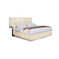 Camel Group | Ambra Bed | Bedroom Furniture | Sand Birch | High Gloss | Bedroom Furniture | Modern & Contemporary | EM Italia Online