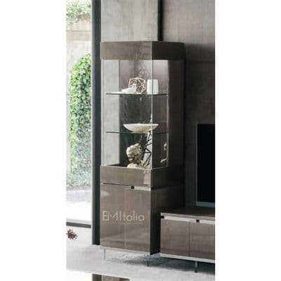 Athena  Right Hand Facing 1 Door Display Cabinet