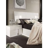 Alf Canova 5ft King Bed | White High Gloss | Bedroom Furniture | Modern & Contemporary | EM Italia Online