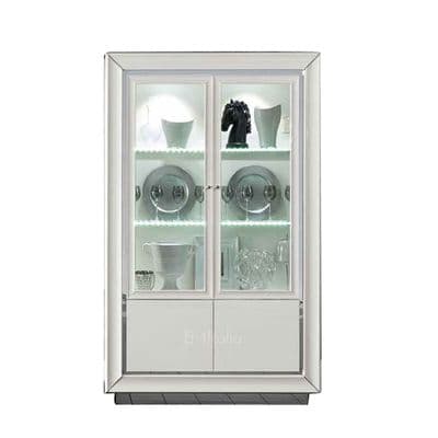 Dama Bianca 2 Door Display Cabinet