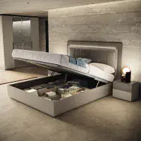 Camel Group | Modum | Essenza Bed with storage | Italian Bedroom Furniture | Modern & Contemporary | EM Italia Online