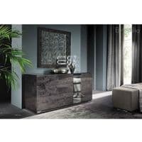 Alf Heritage 3 Draw Chest | Dresser | Dark Velvet High Gloss | Bedroom Furniture | Modern & Contemporary | EM Italia Online
