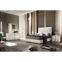 Alf Imperia 5ft Bed | White High Gloss | Bedroom Furniture | Modern & Contemporary | EM Italia Online