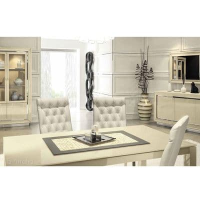 LA Star Glass Table  and 4 Chairs