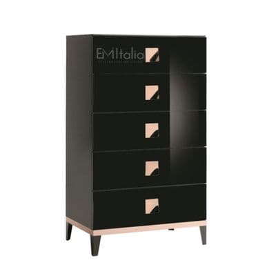 Mont Noir 5 Drawer Tall Chest