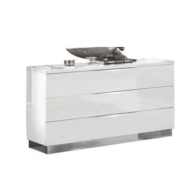 Onda White 3 Drawer Chest