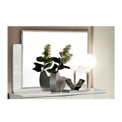 Onda White Bedroom Mirror