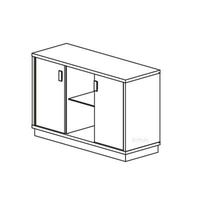 Roma White 3 Door Sideboard Buffet