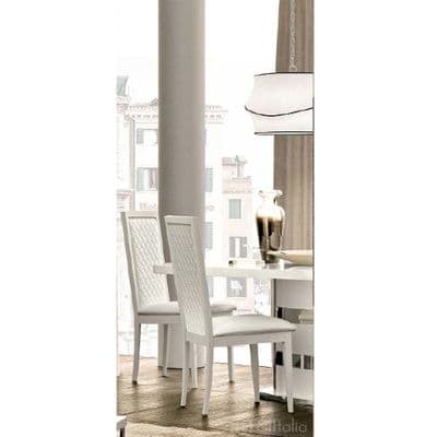 Roma White Dining Chair