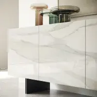 Zenith 3 Door Sideboard | Ceramic Marble effect | Camel Group | Modern Contemporary | Living room Furniture | EM Italia Online