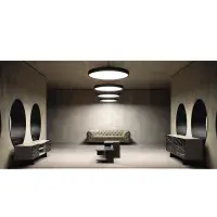 Zenith 3 Door Sideboard | Black Ceramic Marble effect | Camel Group | Modern Contemporary | Living room Furniture | EM Italia Online