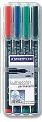 Staedtler Lumocolour  0.6mm Nib Permanent Pens - Suitable for use on Laminated Charts