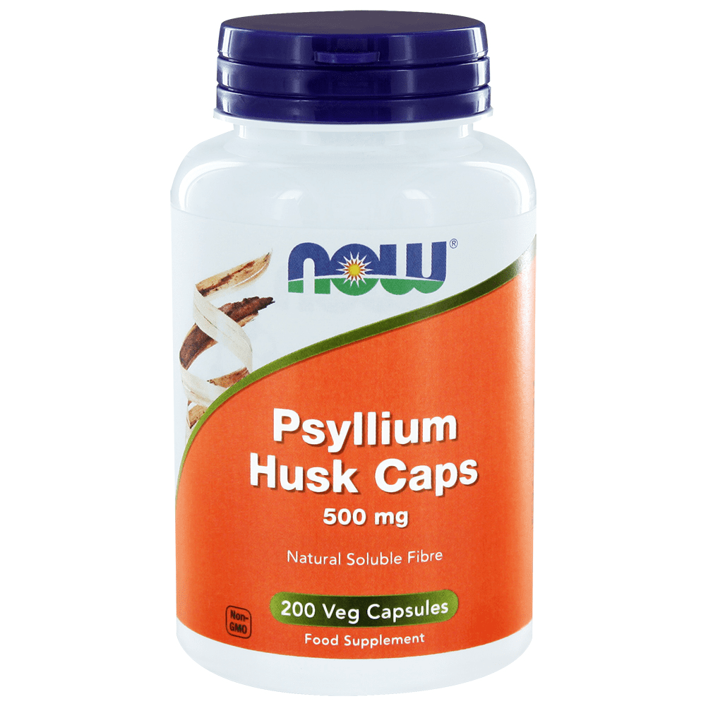 NOW Psyllium Husk Caps 500 mg