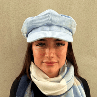 Baker boy Hat Blue Cord Newsboy Cap CRAGGI Hat