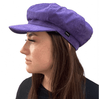 Baker boy Hat Purple Cord Newsboy Cap Womens Hats