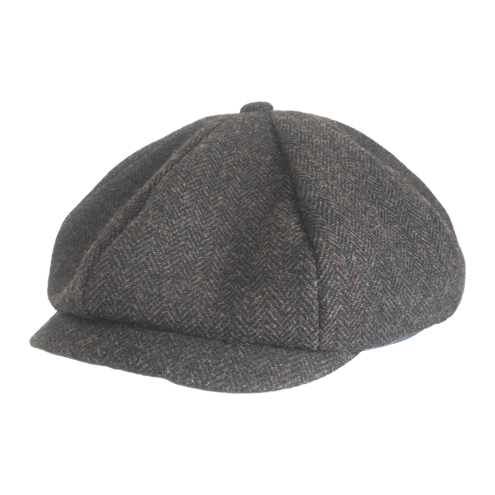 Baker Boy Hat Newsboy Cap Herringbone Brown Peaky Blinders Cap