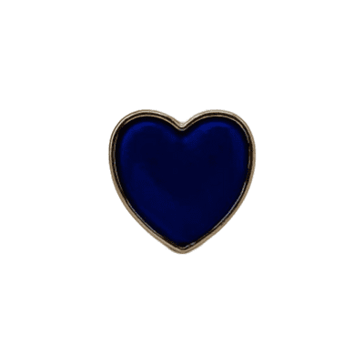 Blue Heart Alloy Brooch Hat Pin Hat Jewellery 