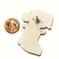 Boots Flowers Enamel Pin Badge for Hats and Bags