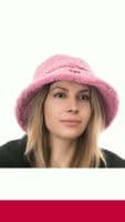 Bucket Hat Pink Sherpa Borg Hat CRAGGI
