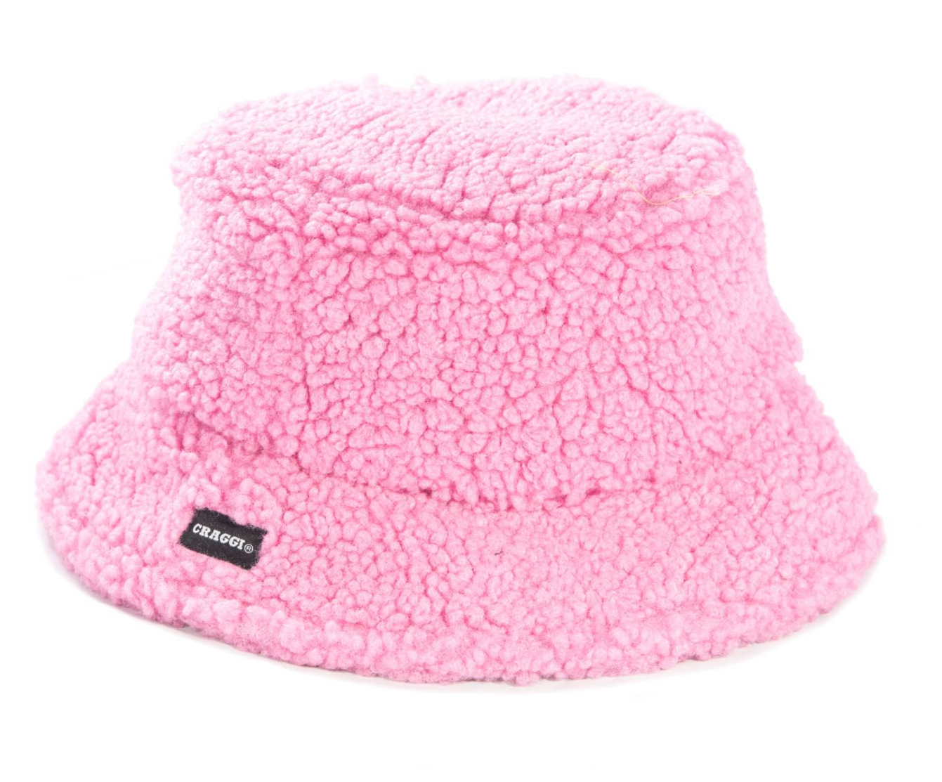 Bucket Hat Pink Sherpa Borg Hat CRAGGI