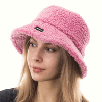 Bucket Hat Pink Sherpa Borg Hat CRAGGI