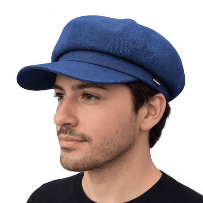 Dark Denim BakerBoy Cap Newsboy Hat Peaky Blinders Cap