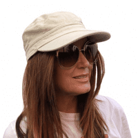 Denim Newsboy Cap Ivory Stone Military Hat CRAGGI