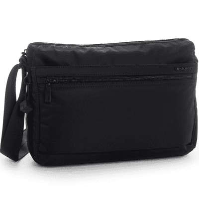 Hedgren EYE Medium Black Crossbody Bag with  RFID