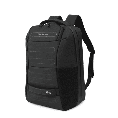 Hedgren Handle Large Black Backpack Performance Bag 15.6