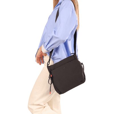 Hedgren  Makoto Black Square Crossbody Bag