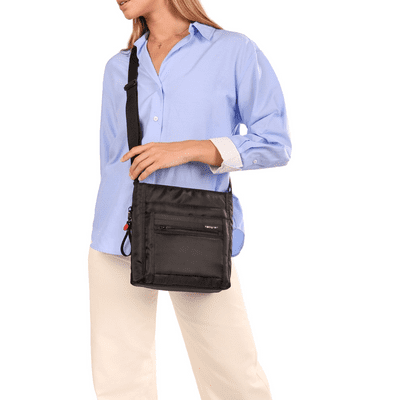 Hedgren Orva Black Crossbody Bag with  RFID