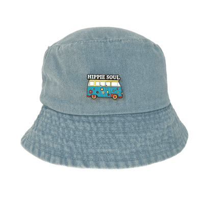 Hippie Soul Bucket Hat with Enamel Pin