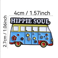 Hippie Soul Pin Badge for Hats and Bags