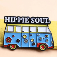 Hippie Soul Pin Badge for Hats and Bags