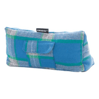 i-Pad Cushion Blue Tweed Tablet Pillow Stand