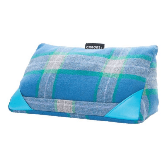 i-Pad Cushion Blue Tweed Tablet Pillow Stand