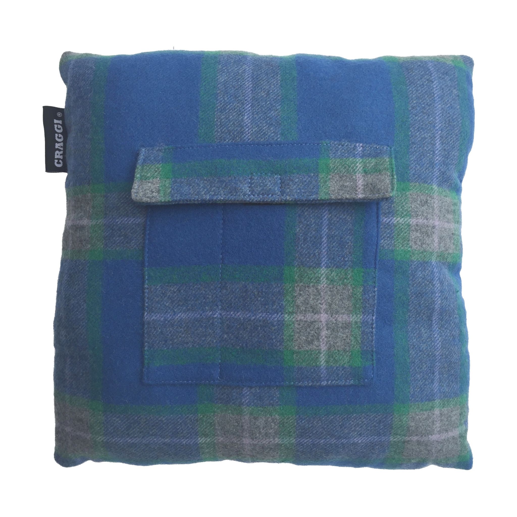 Manicure Cushion Blue Tweed Nail Varnish Pillow