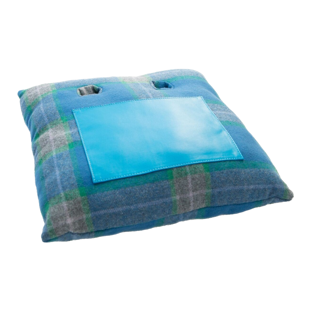 Manicure Cushion Blue Tweed Nail Varnish Pillow